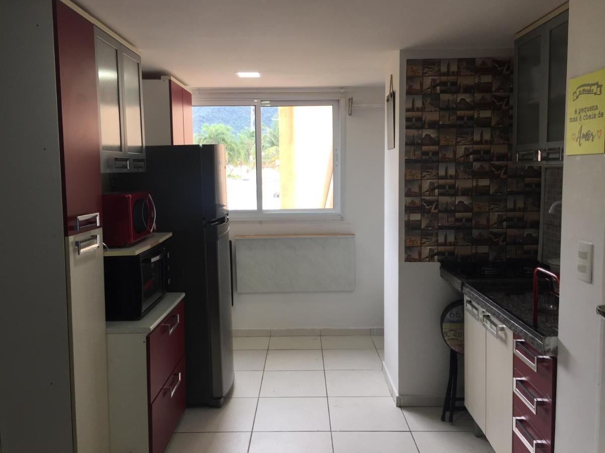 Vista Lateral Mar Massaguacu Apartment Caraguatatuba Ngoại thất bức ảnh